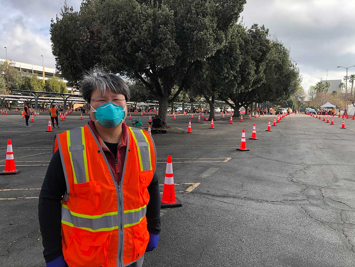 Shao-Lee Lin is volunteering with Los Angeles County of Public Health